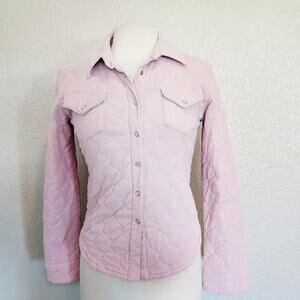 Kali Wear Lavender Quilted Snap Button Size M